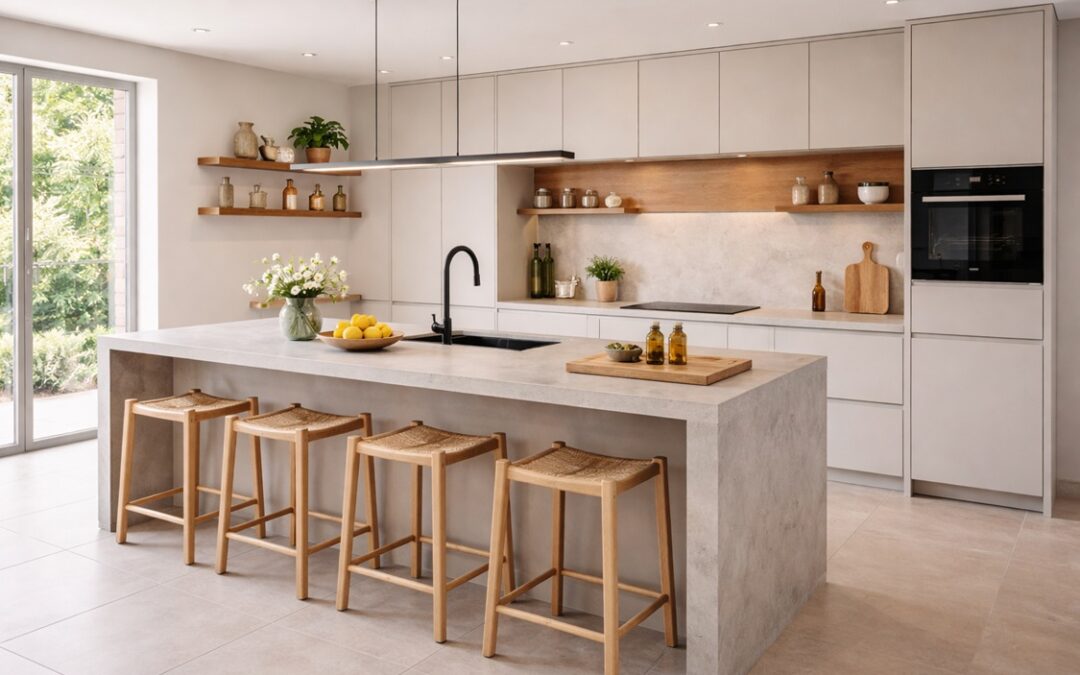 Hoeveel ruimte tussen keuken en eiland